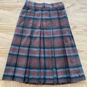 VINTAGE Pleated Women's Kilt